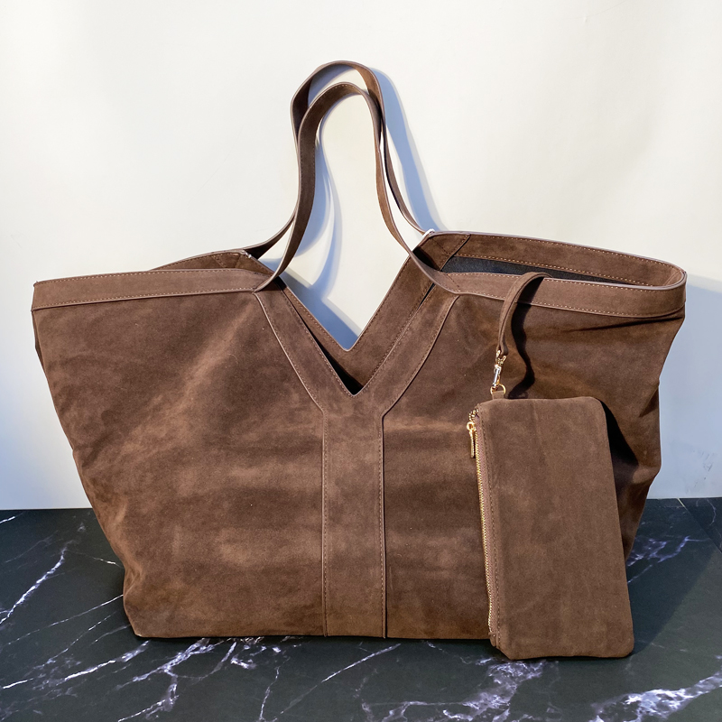 Luxury Bags Vintage - 여성용 빈티지 오버 사이즈 인조 스웨이드