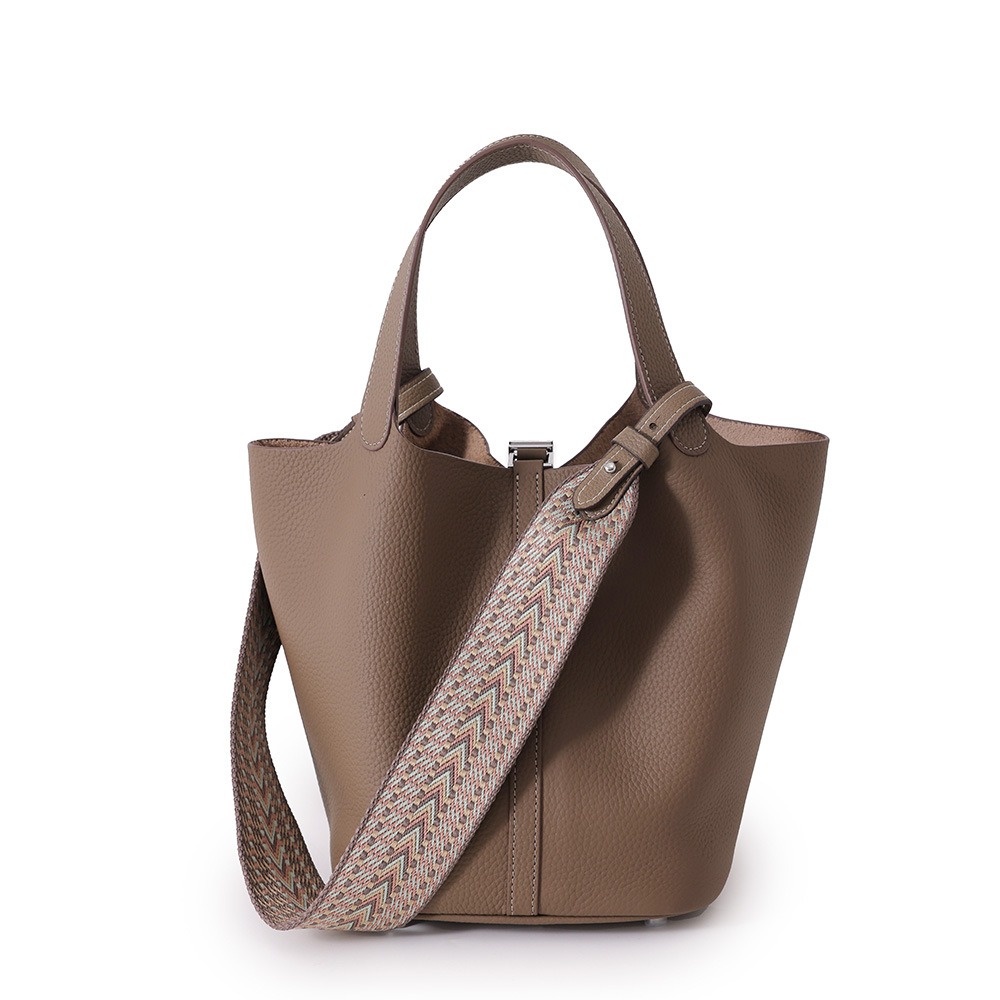 Luxury Bags Europe - 소가죽 여성용 핸드백 가죽 야채 바구니