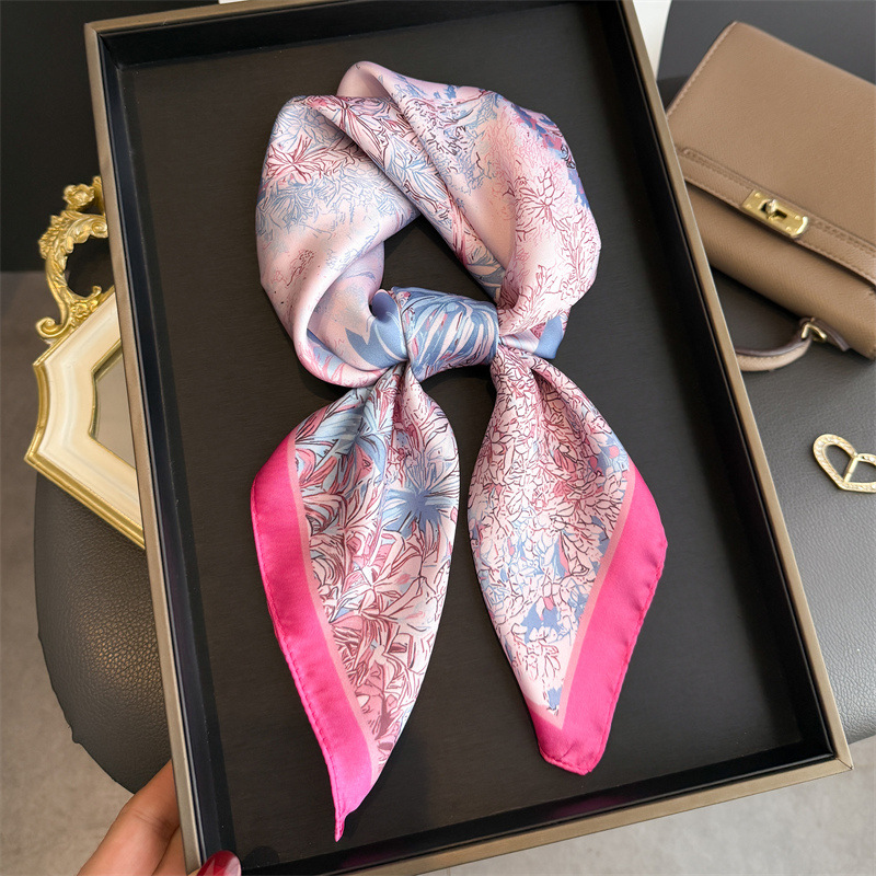 Luxury Bags Brands - 여성용 고급 디자인 프린트 스카프, 실크