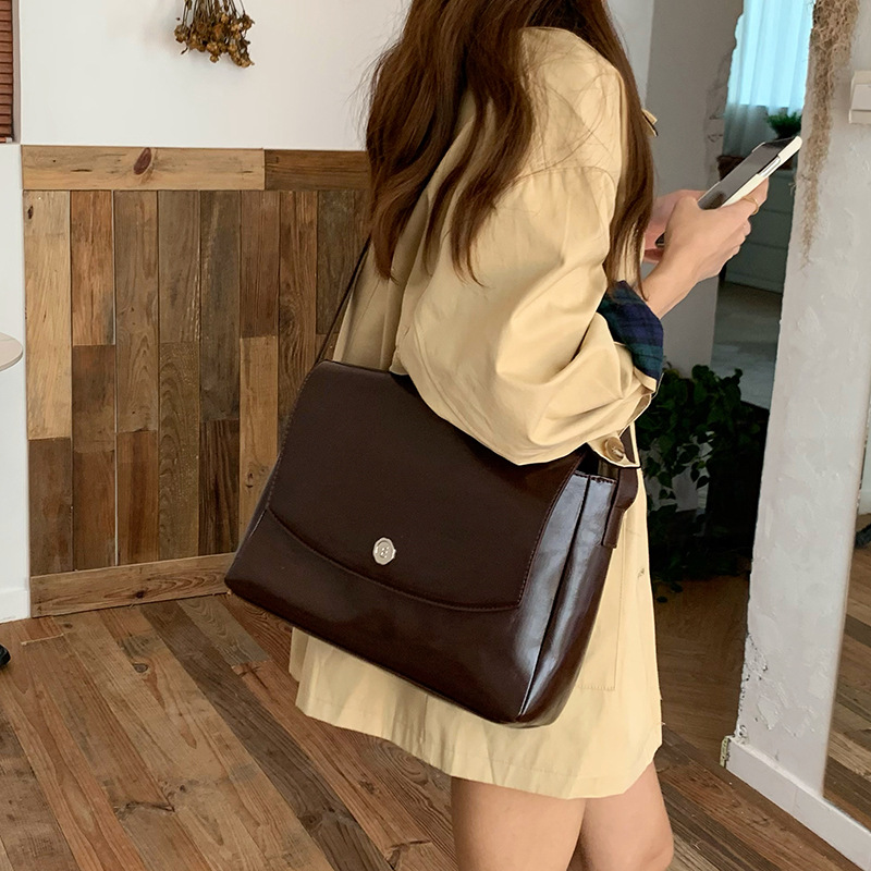 Luxury Bags Vintage - CGCBAG 여성용 빈티지 레이지 용량 메신저백,