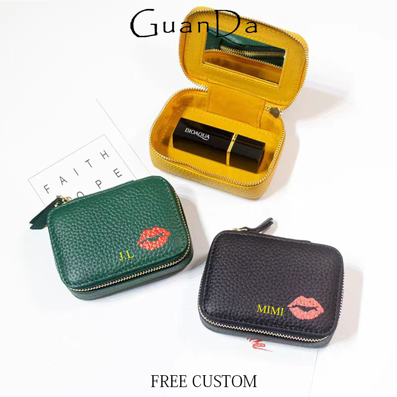 Luxury Bags Name For Women - 고급 소가죽 여성 립스틱 박스 맞춤
