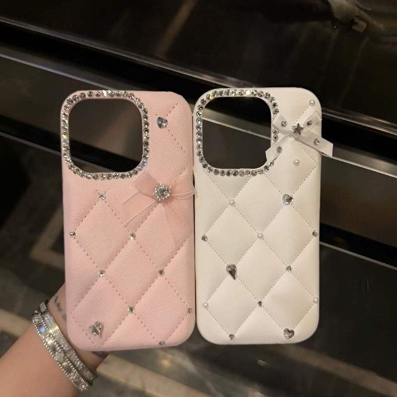 럭셔리한 소녀풍 하트 반짝이 다이아몬드 메쉬 애플 16 - Luxury Bags From Japan 리뷰 및 가격