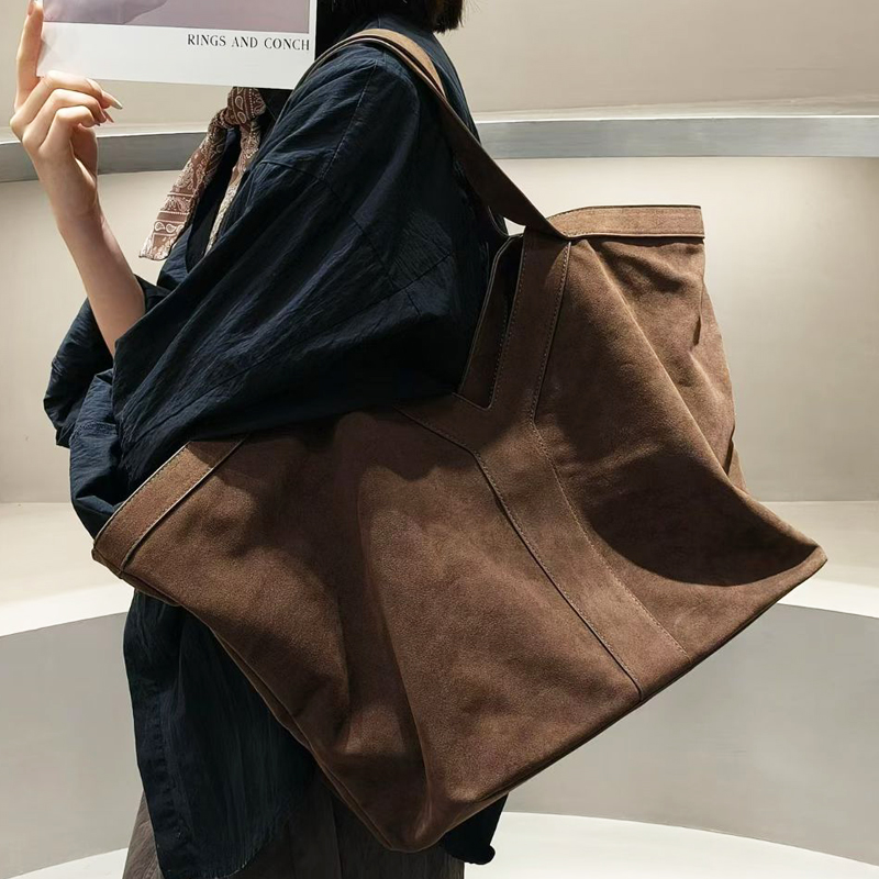 여성용 빈티지 오버 사이즈 인조 스웨이드 토트 백 럭셔 - Luxury Bags Vintage 리뷰 및 가격