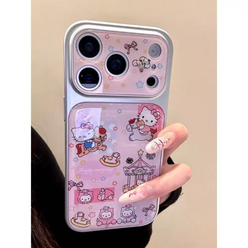 새로운 아크릴 하드 쉘 만화 고양이 패턴 휴대폰 케이스 - Luxury Bags From Japan 리뷰 및 가격
