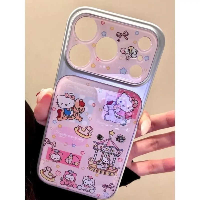 새로운 아크릴 하드 쉘 만화 고양이 패턴 휴대폰 케이스 - Luxury Bags From Japan 리뷰 및 가격