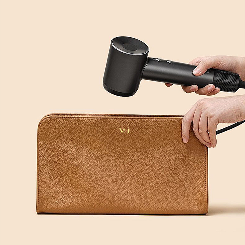 맞춤 이름 소프트 PU 가죽 헤어 드라이어 보관 가방  - Luxury Bags Name For Women 리뷰 및 가격