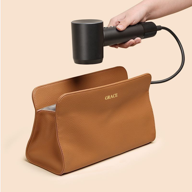 맞춤 이름 소프트 PU 가죽 헤어 드라이어 보관 가방  - Luxury Bags Name For Women 리뷰 및 가격