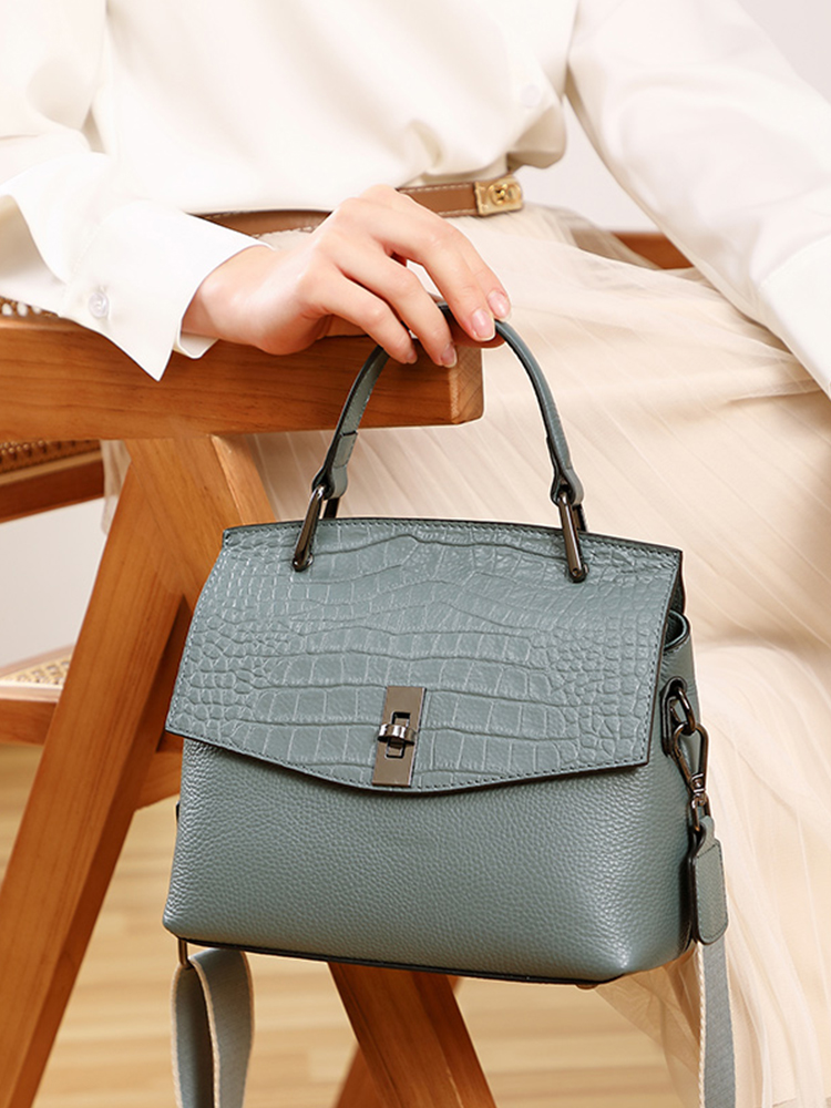 Zency 정품 가죽 여성 핸드백 스톤 빈티지 토트 백 - Luxury Bags Vintage 리뷰 및 가격