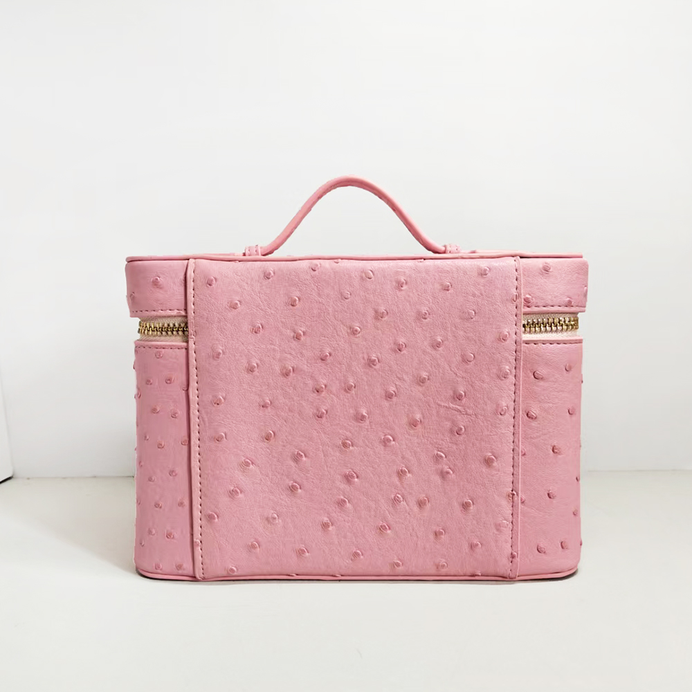 럭셔리 타조 모조 가죽 여성 메이크업 화장품 가방, 맞 - Luxury Bags Name For Women 리뷰 및 가격