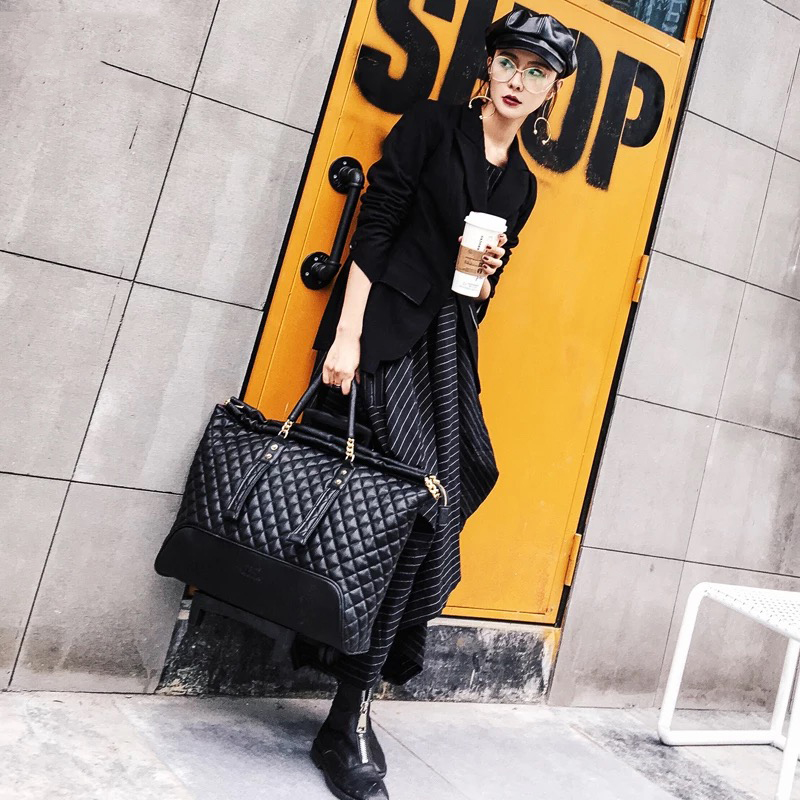 슈퍼 패션 트롤리 여행 가방 브랜드 휴대용 PU 가죽  - Luxury Bags Korea 리뷰 및 가격