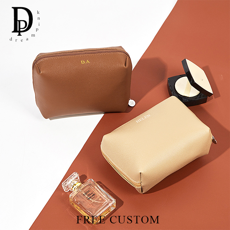 맞춤형 고급 PU 가죽 화장품 가방, 이름 각인, 대용 - Luxury Bags Name For Women 리뷰 및 가격
