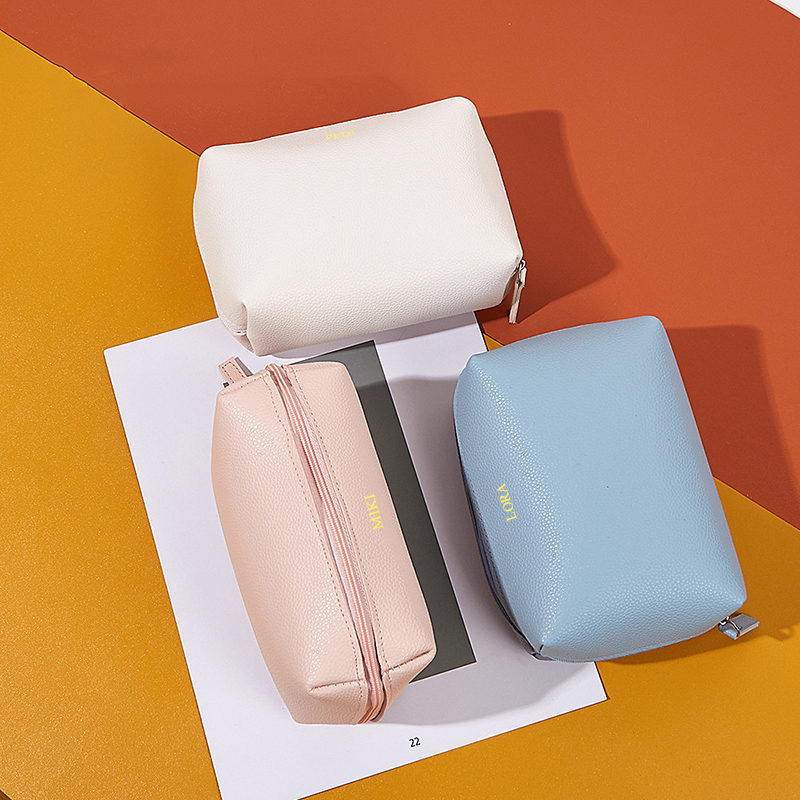 맞춤형 고급 PU 가죽 화장품 가방, 이름 각인, 대용 - Luxury Bags Name For Women 리뷰 및 가격