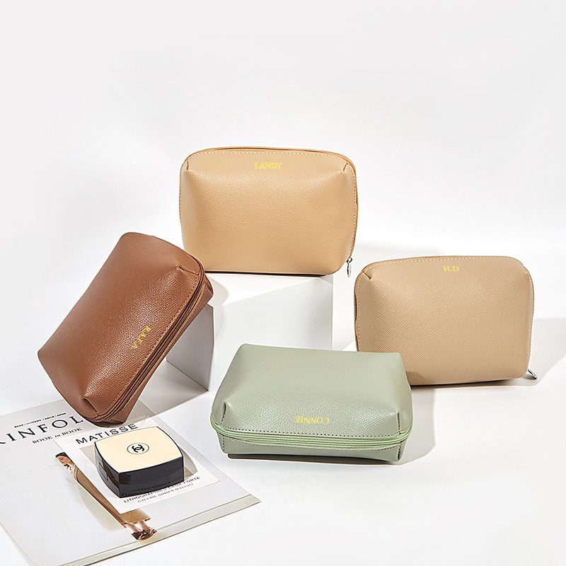 맞춤형 고급 PU 가죽 화장품 가방, 이름 각인, 대용 - Luxury Bags Name For Women 리뷰 및 가격