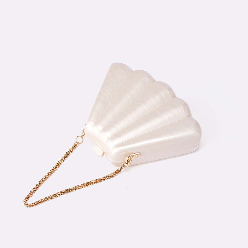 이브닝 파티 숄더 아크릴 크로스 바디 백 쉘 클러치 패 - Luxury Bags Name For Women 리뷰 및 가격