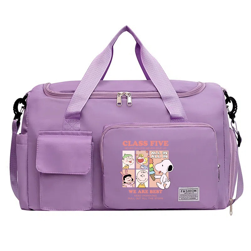 스누피 만화 프린트 운동용 더플백(신발 수납공간 포함) - Weekender Bag Duffle 리뷰 및 가격