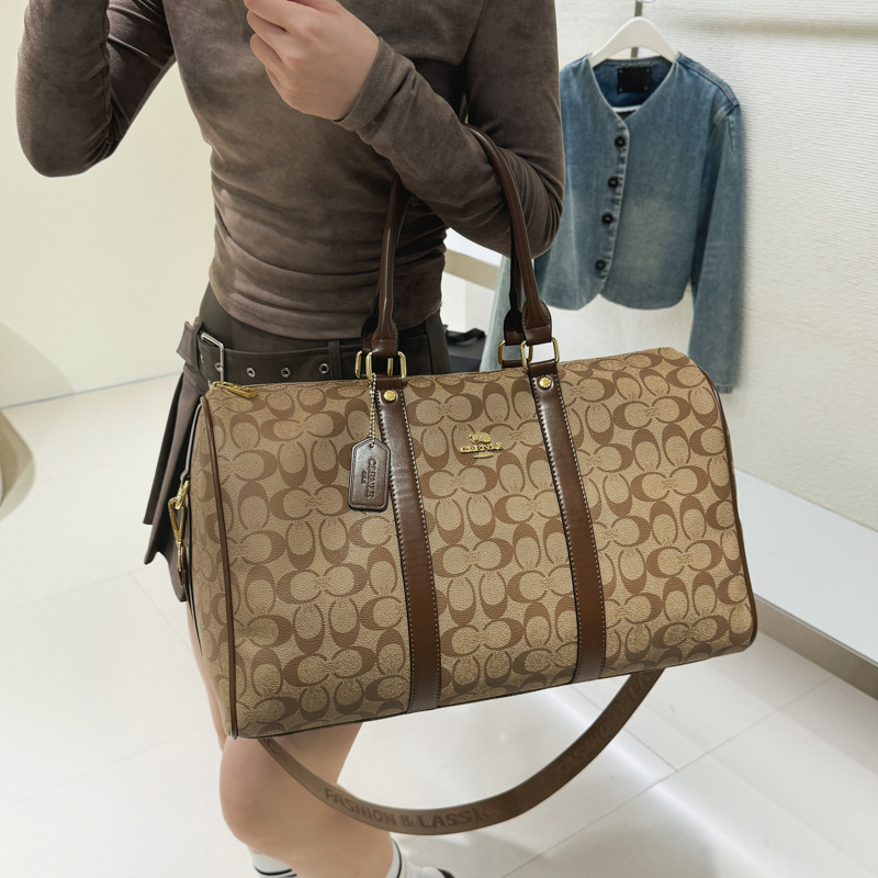 모노그램 패턴의 캔버스 소재 여행용 더플백, 대형 사이 - Weekender Bag Duffle 리뷰 및 가격