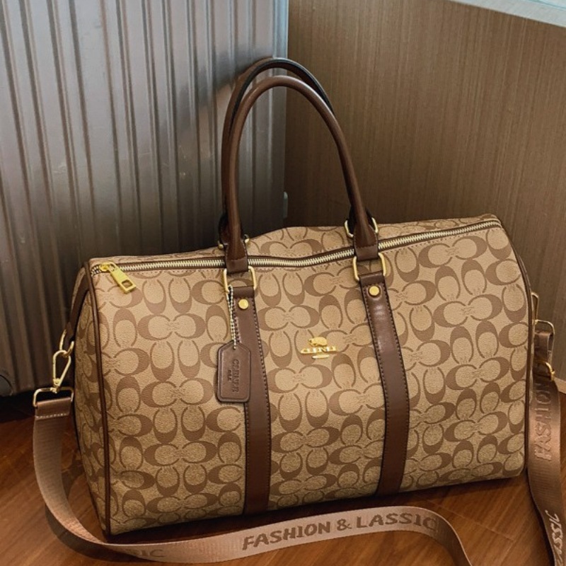 모노그램 패턴의 대형 캔버스 소재 여행용 더플 백, 여 - Weekender Bag Duffle 리뷰 및 가격