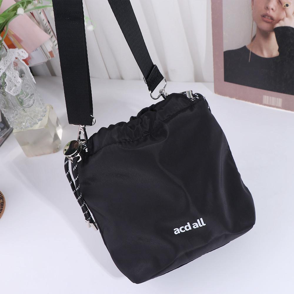 멋진 한국 스타일 블랙 Drawstring 버킷 가방  - Luxury Bags Korea 리뷰 및 가격