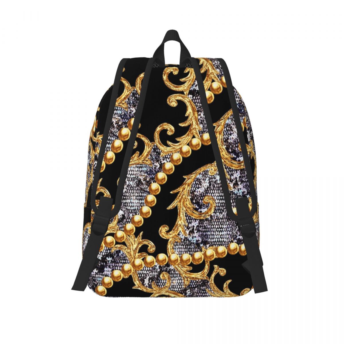 럭셔리 골든 유럽 꽃 바로크 학생 배낭 학교 가방 소년 - Luxury Bags Europe 리뷰 및 가격