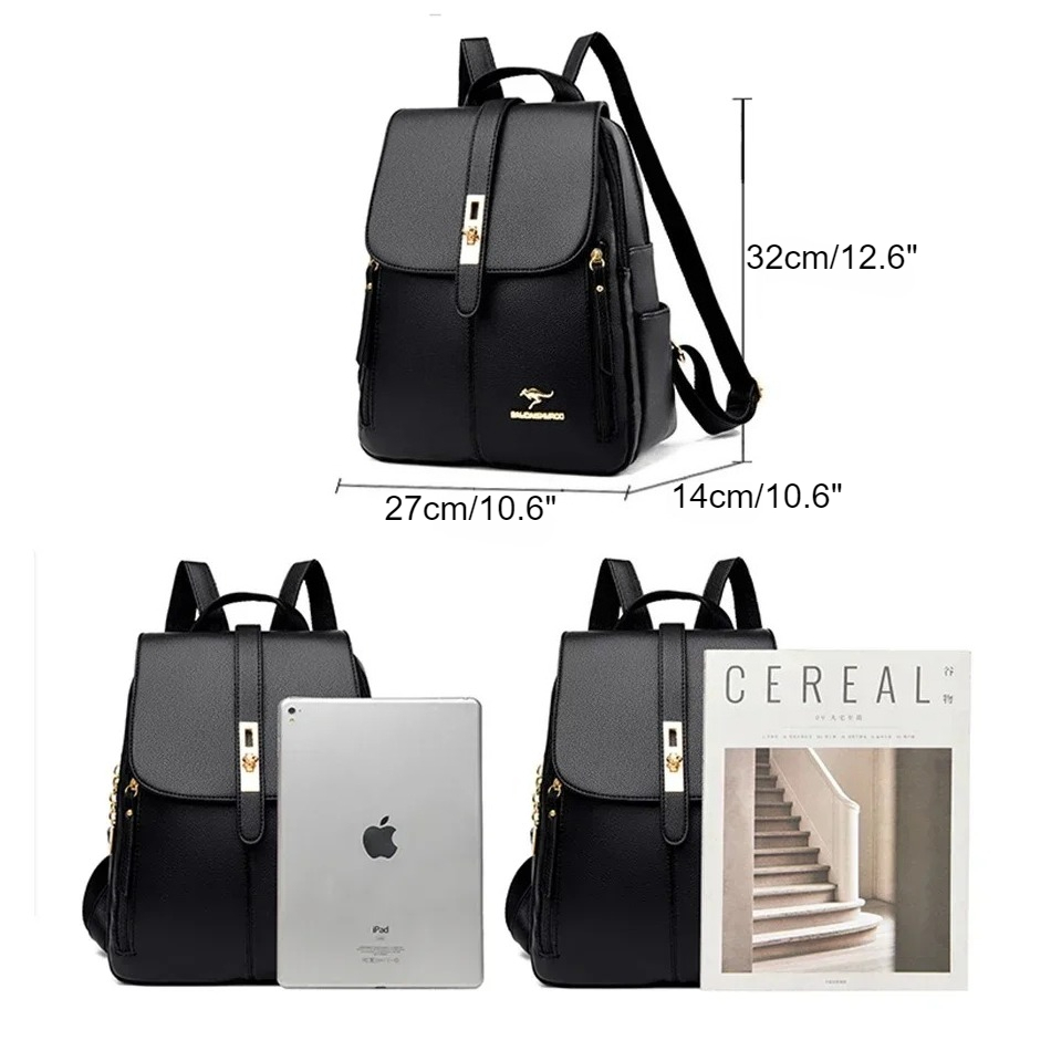 여성 가죽 대용량 배낭 여자를위한 고품질 빈티지 학교  - Luxury Bags Vintage 리뷰 및 가격