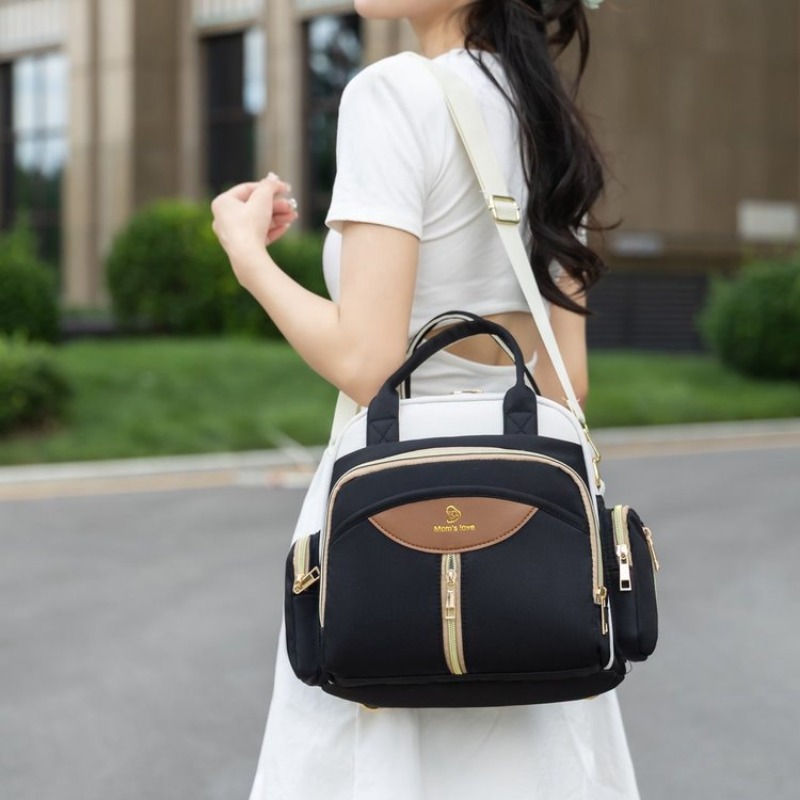 럭셔리 쇼퍼 솔리드 컬러 기저귀 가방 통근 가방 우아한 - Luxury Bags Paris 리뷰 및 가격