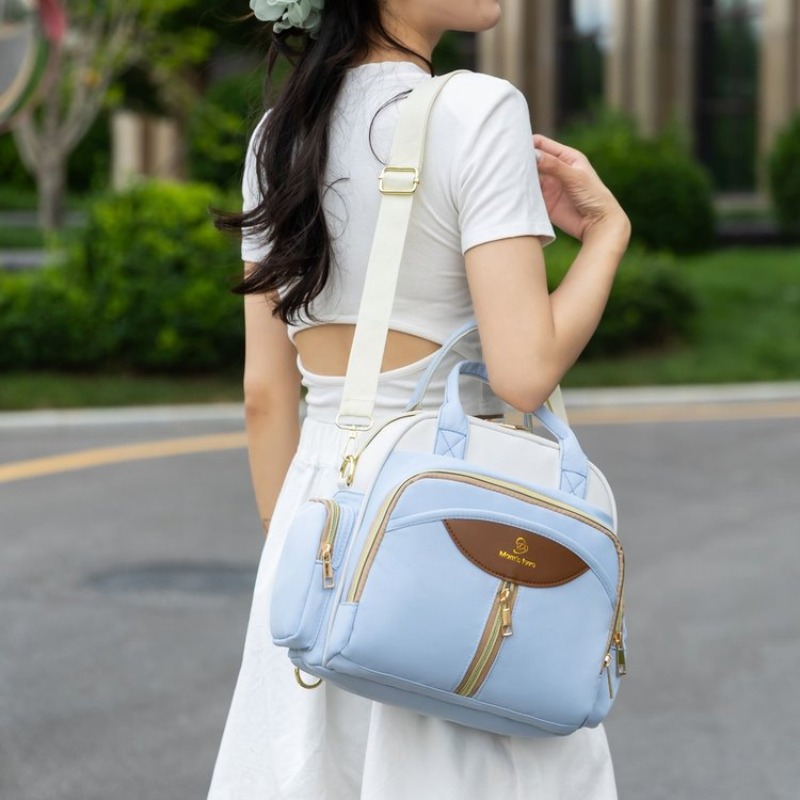 럭셔리 쇼퍼 솔리드 컬러 기저귀 가방 통근 가방 우아한 - Luxury Bags Paris 리뷰 및 가격