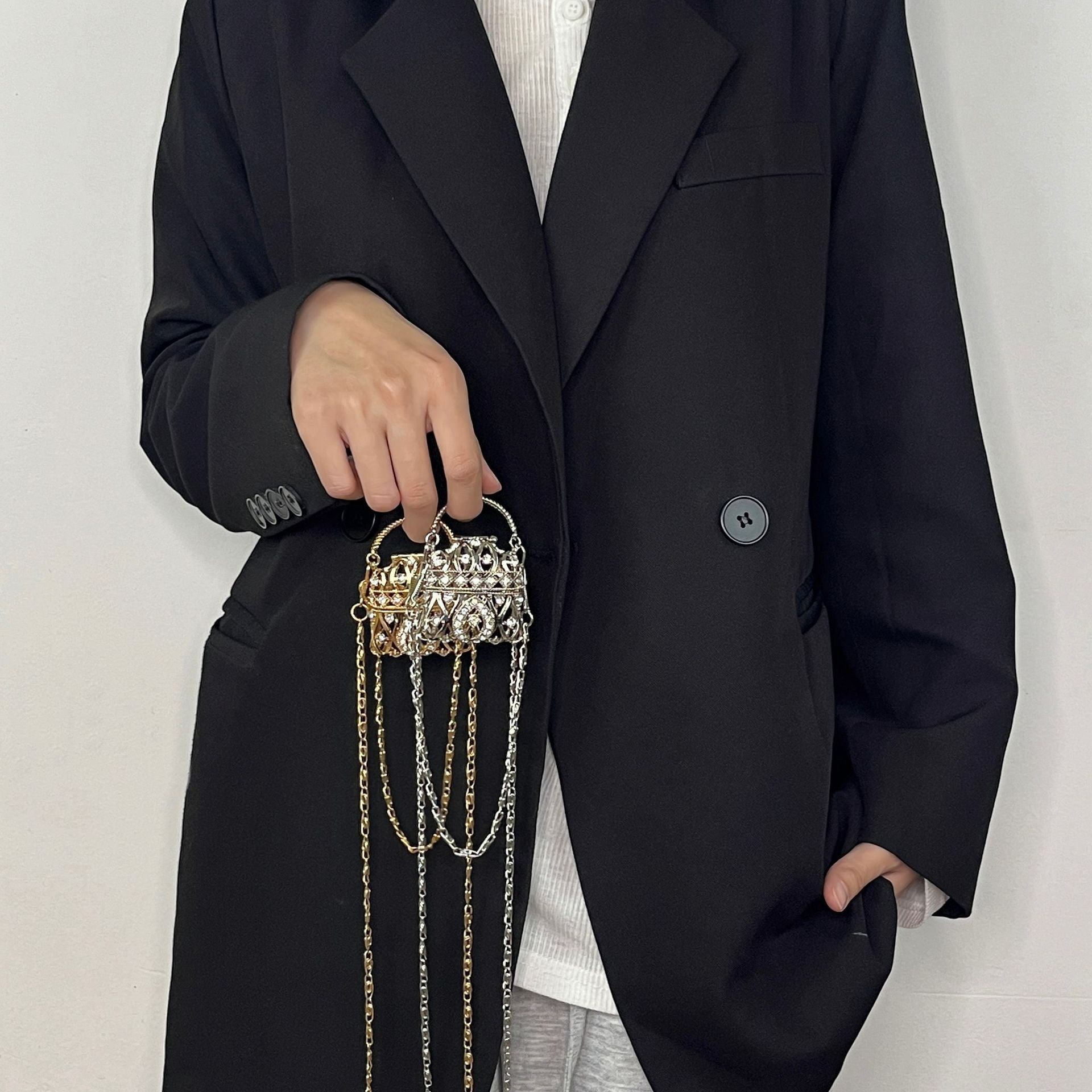 한국 블로거 패셔너블 라이트 럭셔리 워터 라인스톤 미니 - Luxury Bags Korea 리뷰 및 가격
